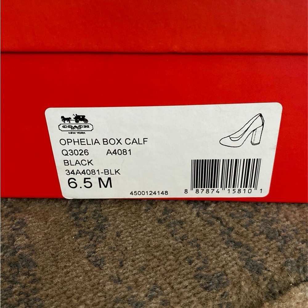 Coach Black Heels - Picture 2 of 5